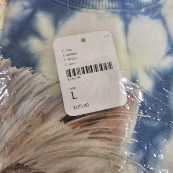 Free People Paul & Joe Brian Tie Dye Kitty Sweatshirt - Picture 7 of 8